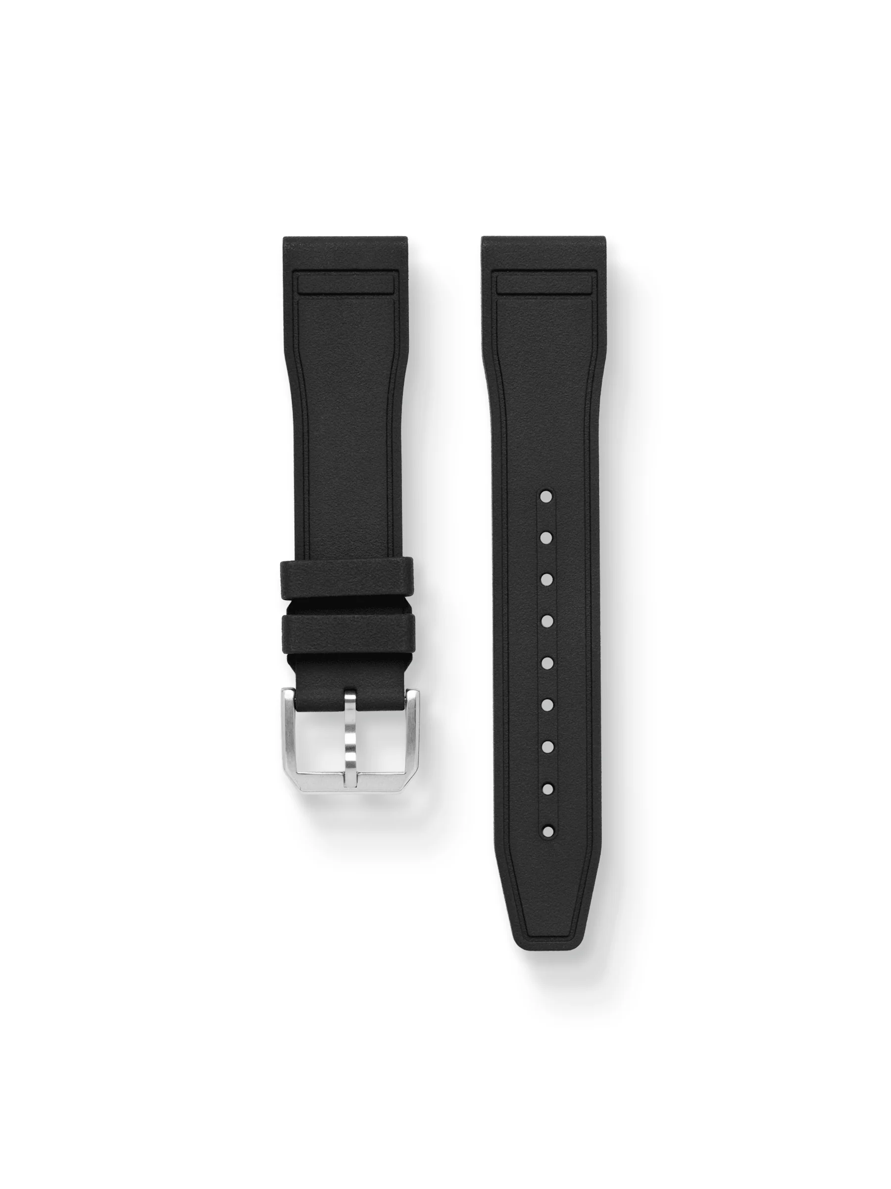Pilot FKM Rubber Strap in Black